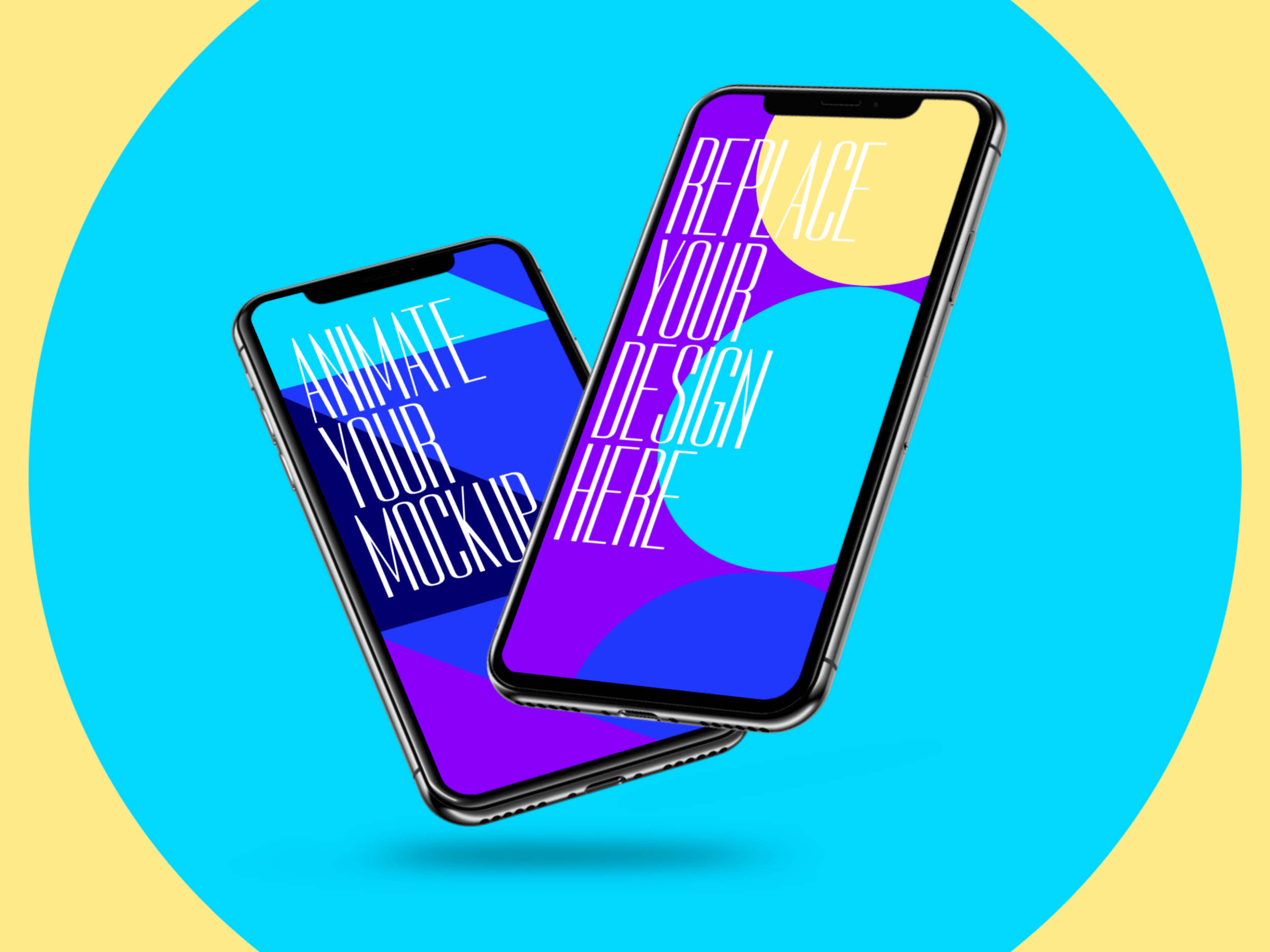 Mockuphone is a free tool that helps you wrap app screenshots in different mobile devices. Free Iphone Mockup Animation Template