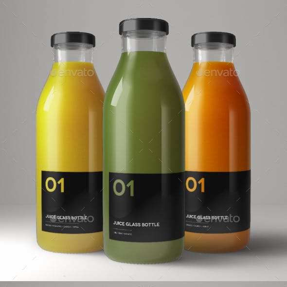 Vintage glass bottles make excellent collectible items. 300 Best Juice Bottle Mockup Templates Graphic Design Resources