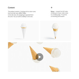 Try these ice cream cone tricks from the good housekeeping test kitchen. Ice Cream Cone Mockup Mock Up By Rebrandy For Photoshop Purchase Download And Use