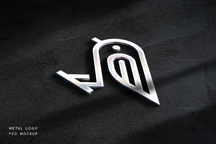 Search through thousands of templates, mockups and icons! Metal Logo Mockup Psd Template Free Download