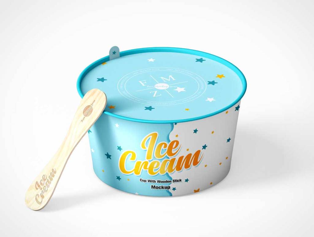46+ Download Ice Cream Packaging Mockup Free&nbsp;PSD