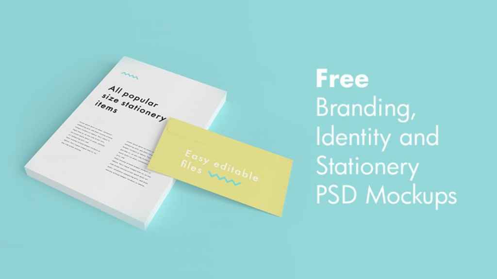 48+ Download Free Stationery Mockups Mockup PSD
