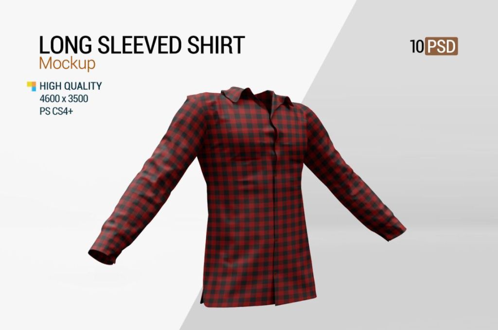 19+ Download Long Sleeve Mockup Free&nbsp;PSD