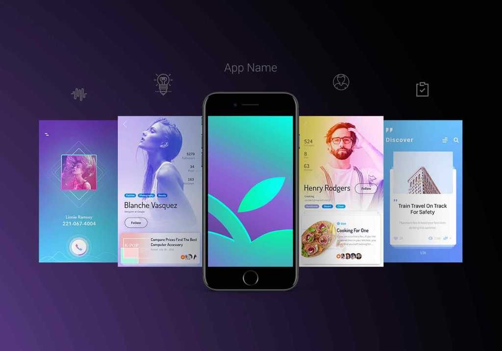 38+ Download Mobile App Mockup Psd Free&nbsp;PSD
