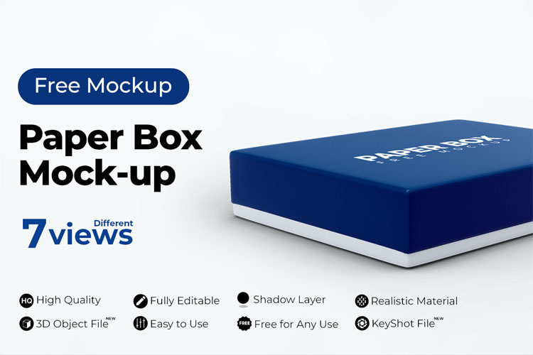 20+ Download Free Box Mockup PSD