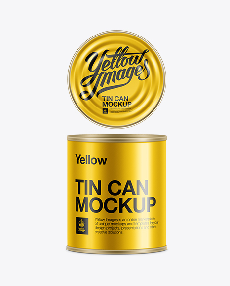 10+ Download Free Tin Can Mockup Psd&nbsp;PSD