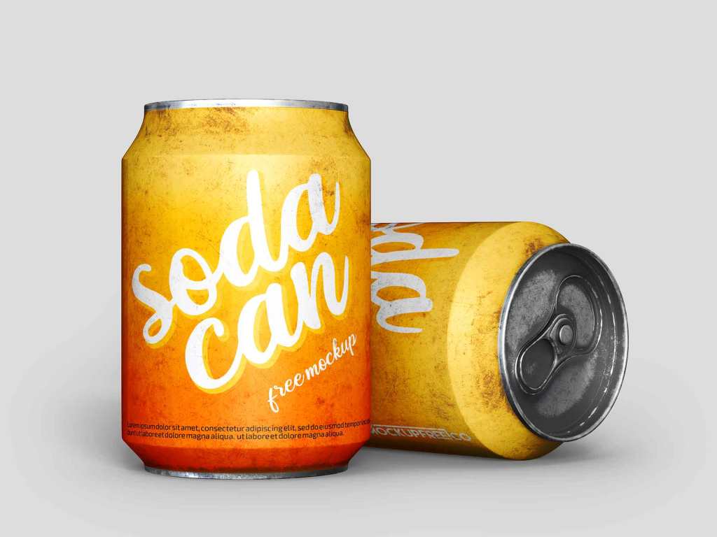 46+ Download Metal Can Mockup Free&nbsp;PSD