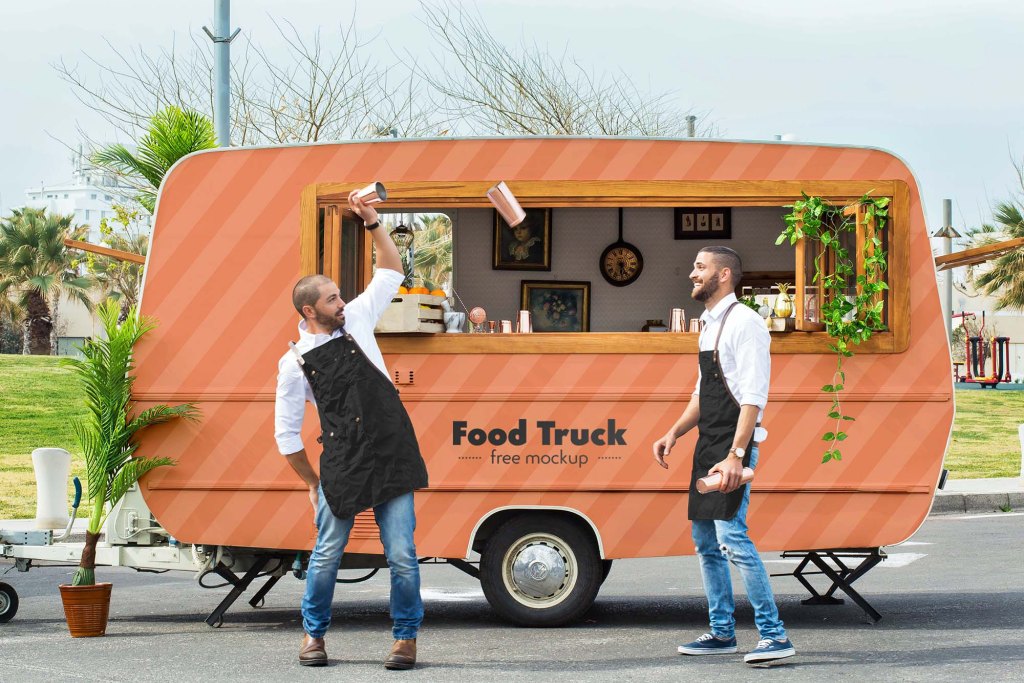 34+ Download Food Truck Mockup Psd Free&nbsp;PSD
