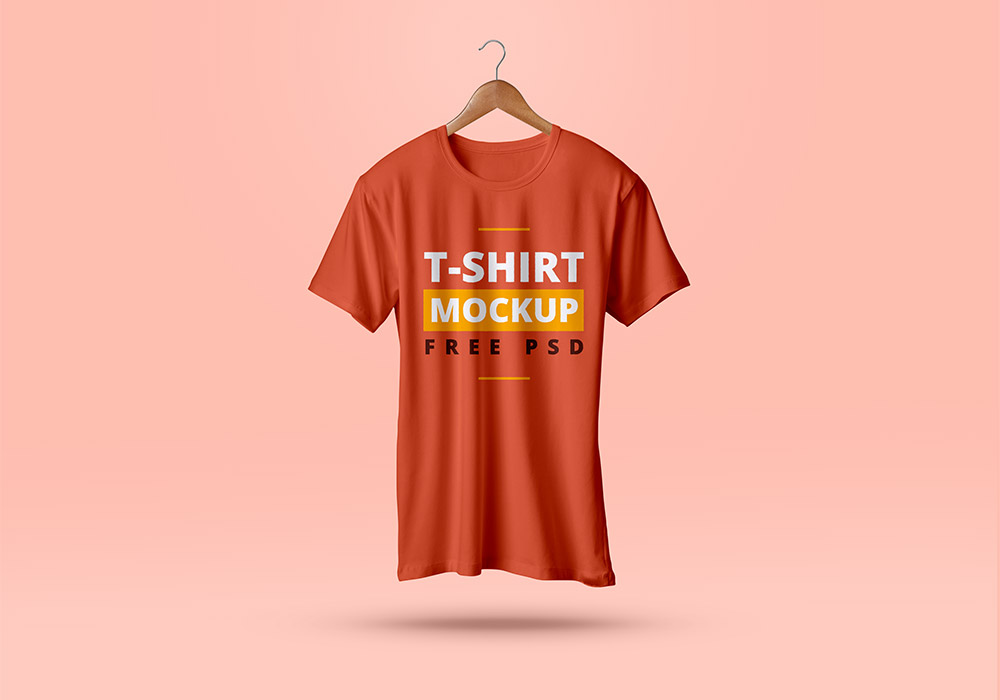 45+ Download Hanging T-Shirt Mockup Free PSD