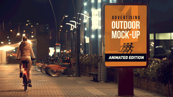 45+ Download Animated Outdoor Advertising Mockups Free Mockup&nbsp;PSD
