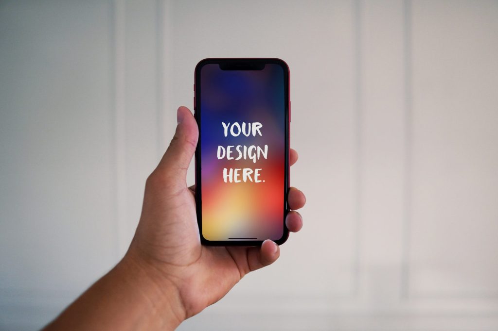 50+ Download Iphone In Hand Mockup Free&nbsp;PSD