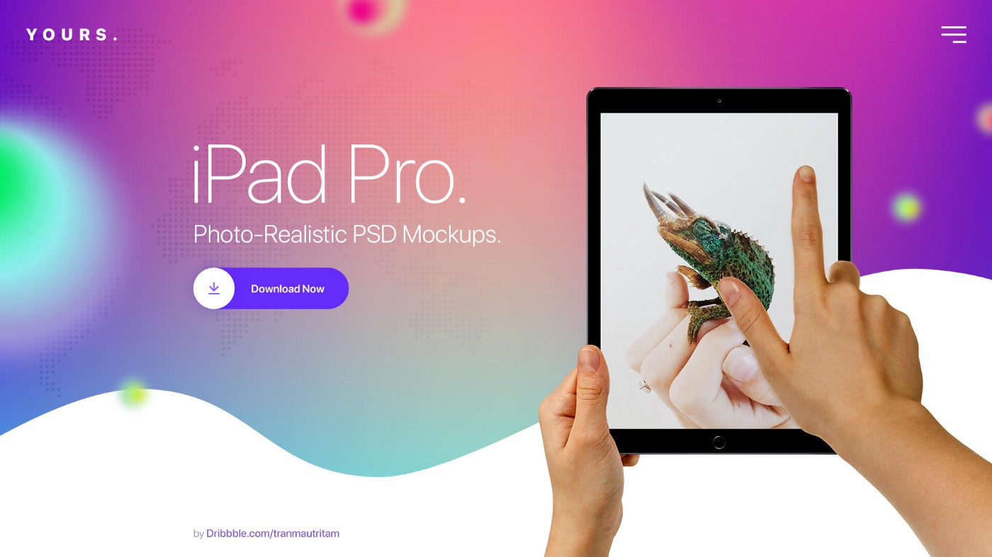 The tablet mockup presented from a front . 20 Best Free Ipad Mockups And Templates Psd Sketch In 2019 By Trista Liu Prototypr
