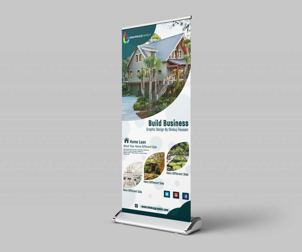 29+ Download Free Roll Up Banner Mockup Psd PSD