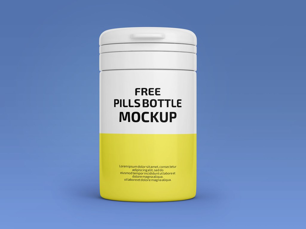24+ Download Plastic Pill Bottle Mockup Free Psd&nbsp;PSD