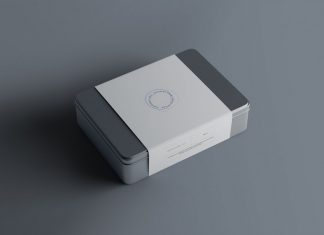 32+ Download Free Metal Box Mockup&nbsp;PSD